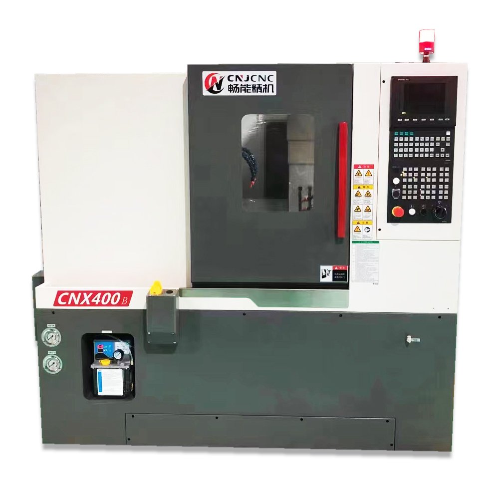 SNSK CNX400B 2 Axis Auto High Reliability Loader Small Parts Turret Parts Stock CNC Lathe Machine