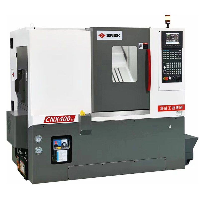 SNSK CNX400B 2 Axis Auto High Reliability Loader Small Parts Turret Parts Stock CNC Lathe Machine