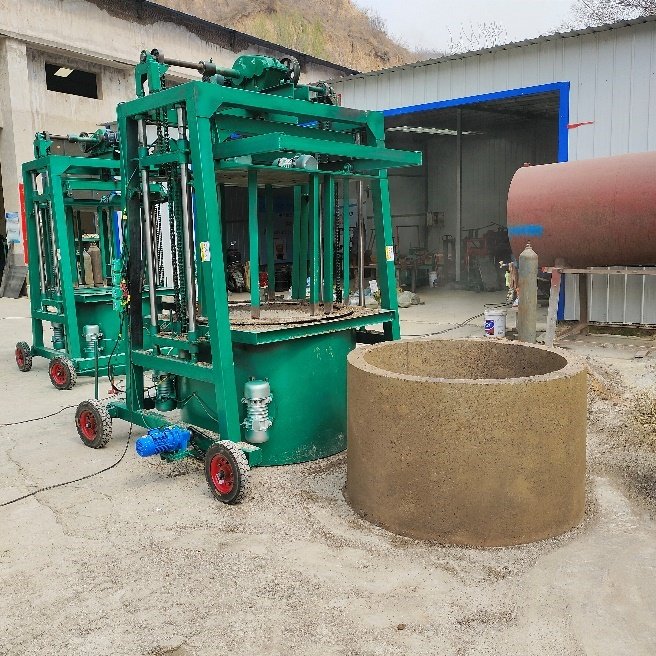 Mobile Brick Machine Drainage Pipe Water Conservancy Channel Ring Well Forming Machine