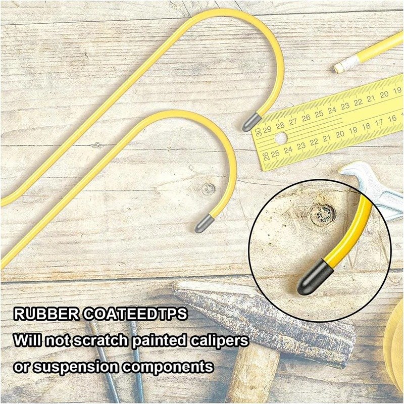 Thicken Braking Bearing Axle Suspension Work Automotive Tool Brake Caliper Hooks Rubber Tips Brake Caliper Hangers