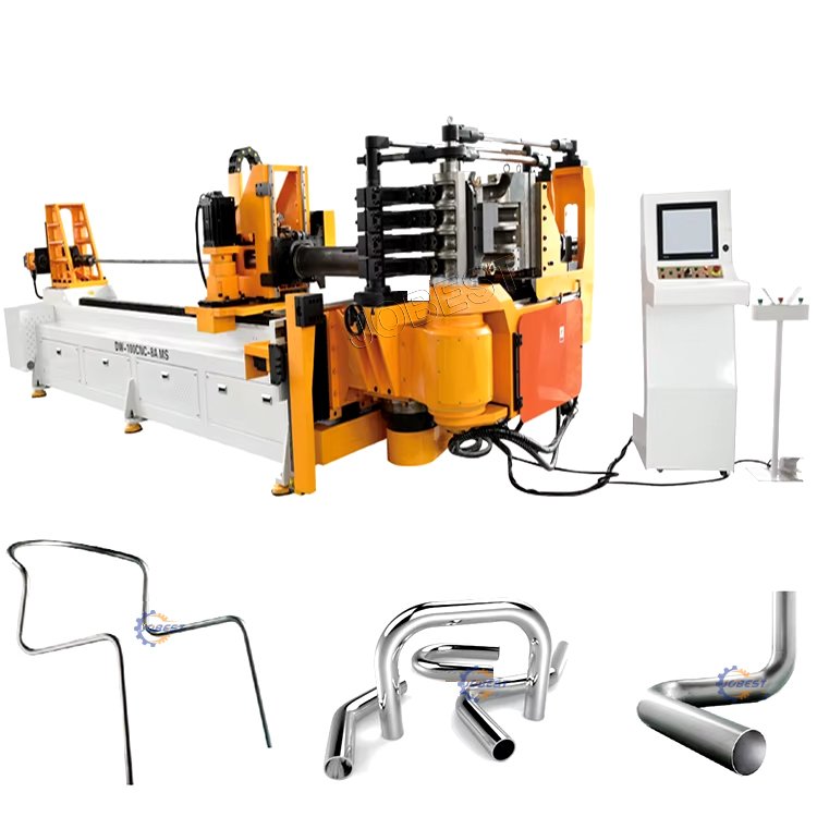 11kw 180 Degree 32mm 25mm Copper Metal Stainless Steel Mandrel Round Cnc Pipe and Tube Bender Machine for Sale
