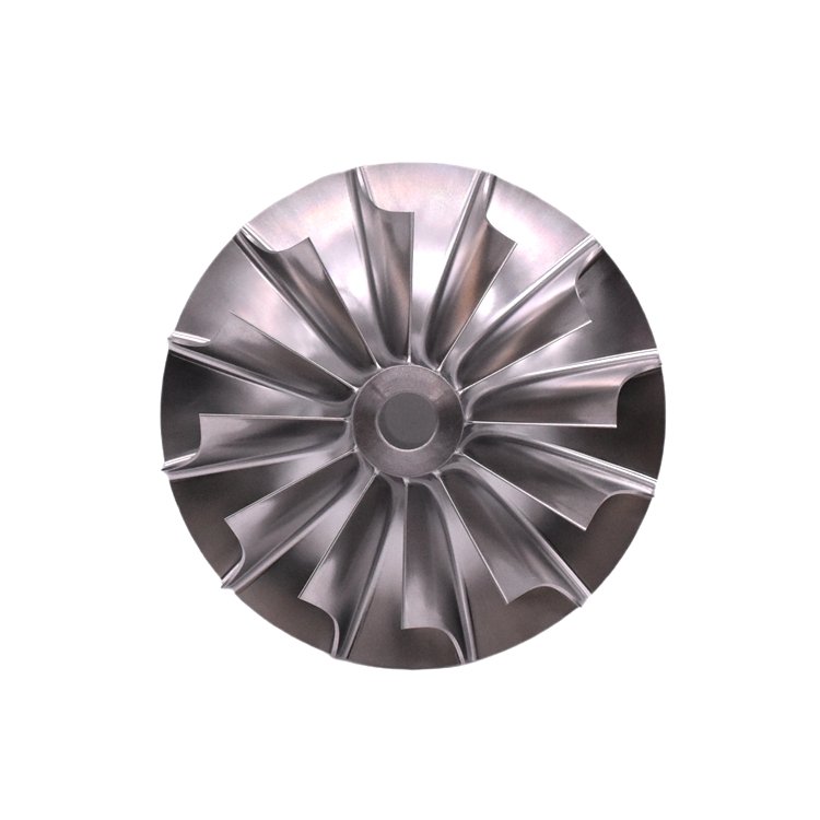 JIYAN High Precision Compressor Titanium Turbine Wheel Custom Metal TC4 Alloy Impeller 5 Axis CNC Inconel 718 Turbo Impeller
