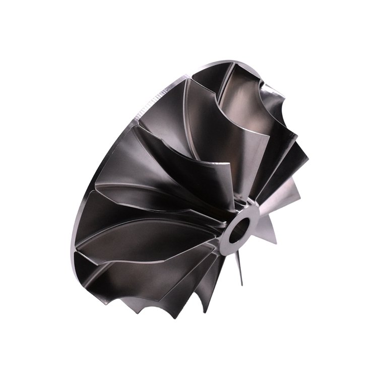 JIYAN High Precision Compressor Titanium Turbine Wheel Custom Metal TC4 Alloy Impeller 5 Axis CNC Inconel 718 Turbo Impeller