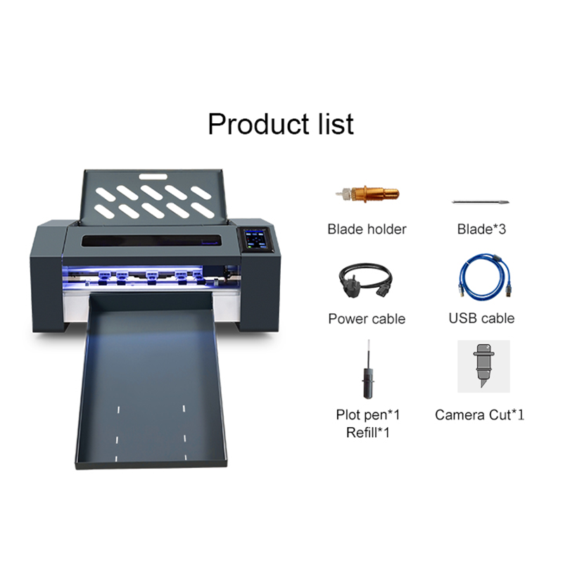 A3 A4 A3+ Auto Feeding Sticker Sheet Cutter Plotter Adhesive Sticker Label Cutter Digital Die Cutter Cutting Machine