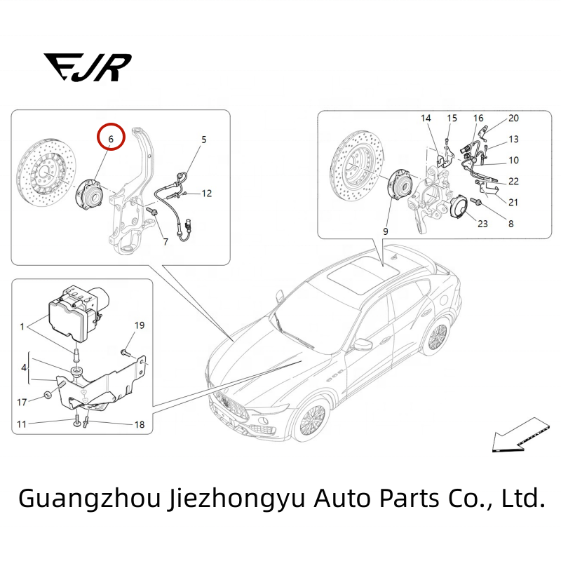 OEM 670034381 for Levante M161 4WD Wheel Bearings High Quality Auto Parts