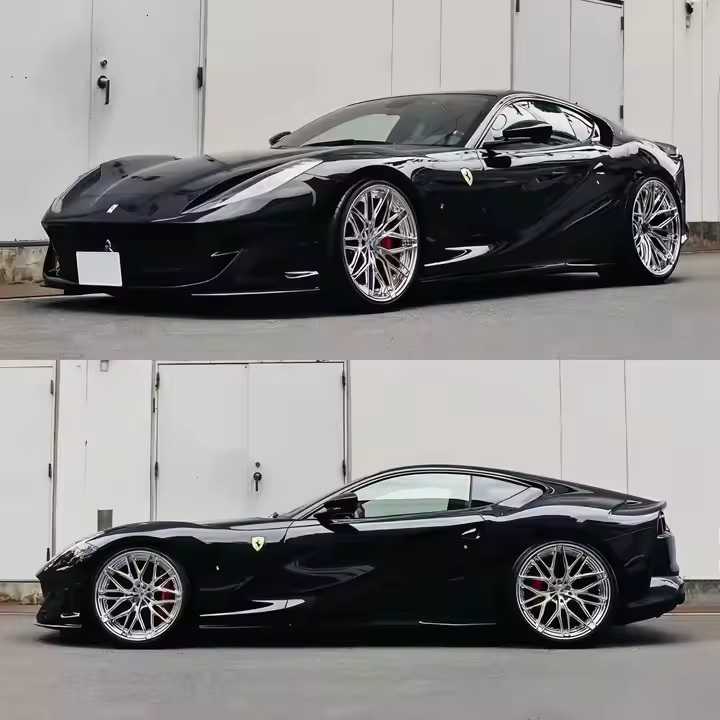 Custom Deep Concave Design 5x112/114.3/120 19 - 22Inch 1/2 Piece Rims Racing Car Forged Wheels for Luxury Car