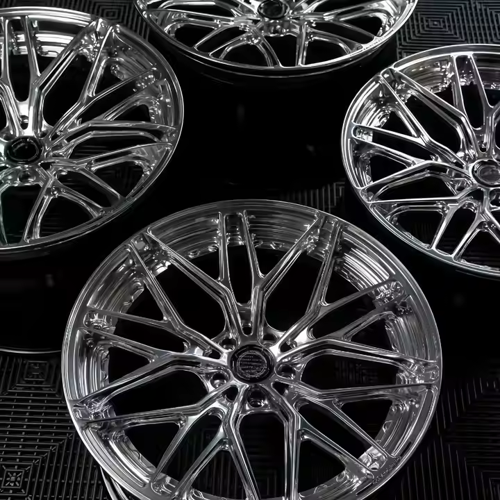 Custom Deep Concave Design 5x112/114.3/120 19 - 22Inch 1/2 Piece Rims Racing Car Forged Wheels for Luxury Car