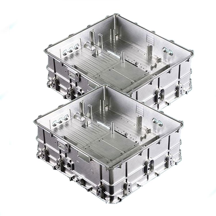 Custom Precision Cnc Aluminium Alloy Electric Car Spare Parts Auto Motor Case Enclosure Cover Battery Housing Metal Shell