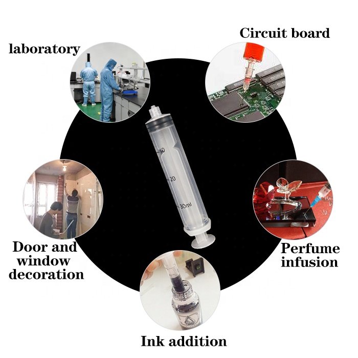 Automatic Disposable Plastic Injection Syringes 20ML /30ML Luer Lock Screw Syringe