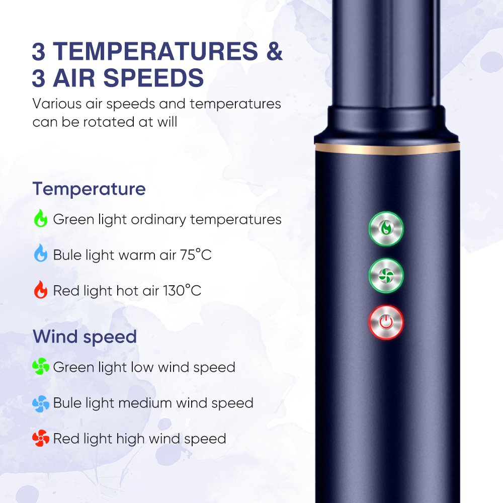Multistyler 5 in 1 Hair Stying Tools Professional Hair Straightener Curler Ionic Hair Dryer Hot Air Brush Set for Home Salon