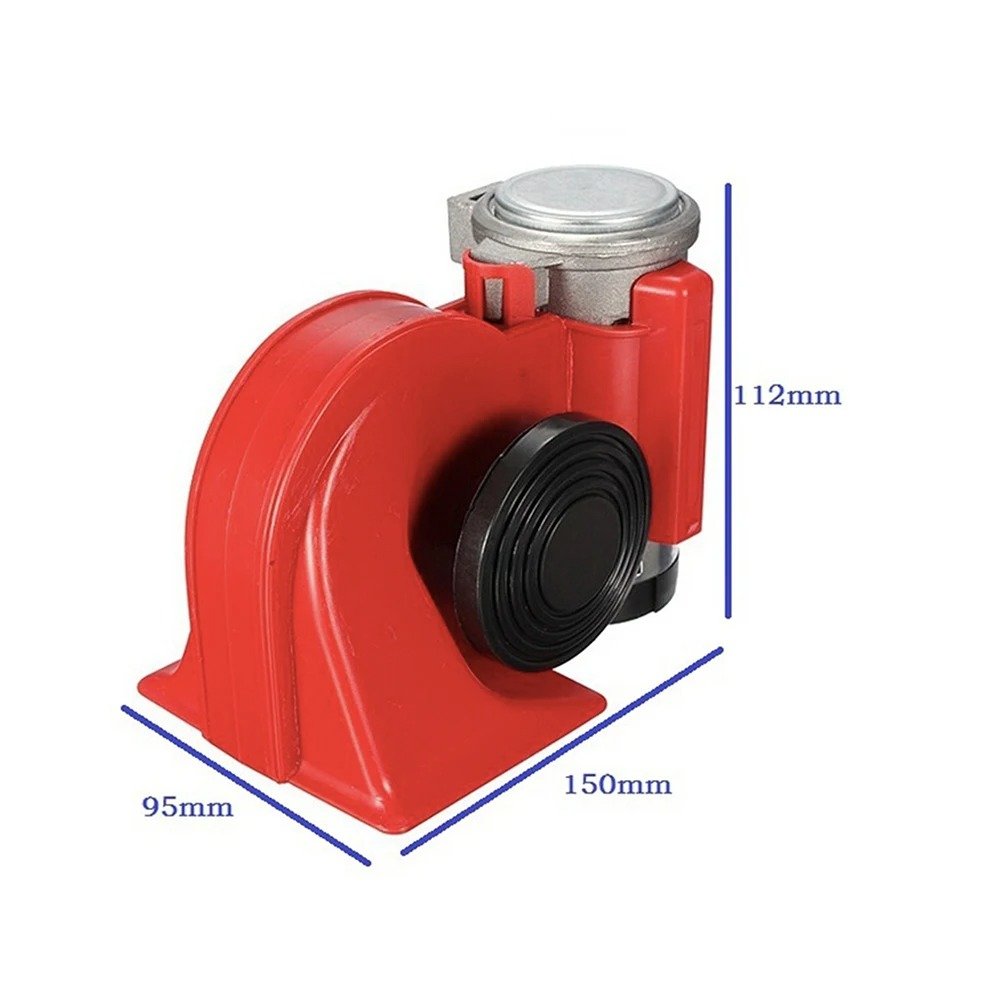 FARBIN Snail Air Horn With Compressor Relay Harness 12V 150db Super Loud Dual Tone Car Horn for Truck Motorcycle Car Accessory