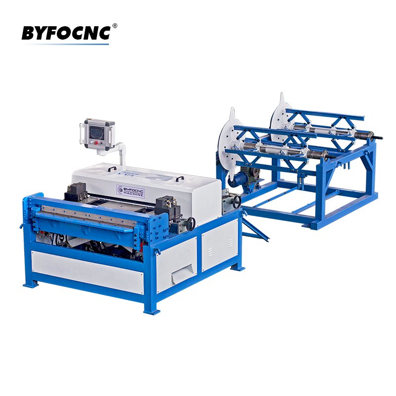 BYFAN Automation Ducting square Wind Tube Former Making Hvac air Pipe Manufacture Line III Machine