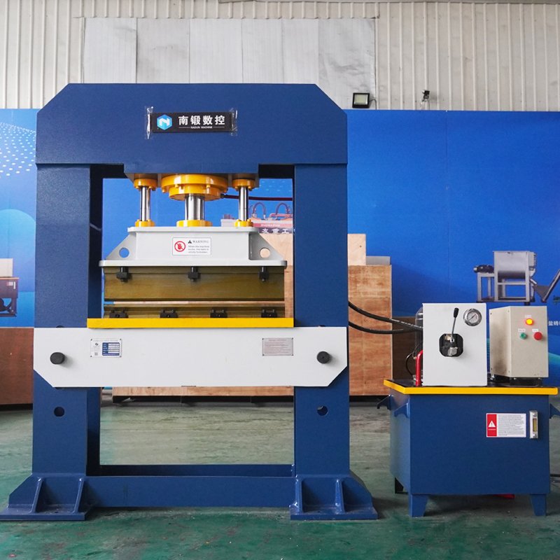 YM-100T Metal Plate Bending H Frame Hydraulic Press Machine with Mold for Metal Sheet Bending