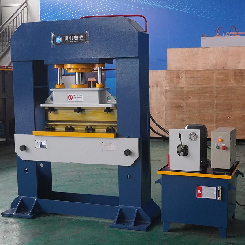 YM-100T Metal Plate Bending H Frame Hydraulic Press Machine with Mold for Metal Sheet Bending