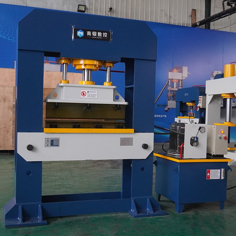 YM-100T Metal Plate Bending H Frame Hydraulic Press Machine with Mold for Metal Sheet Bending
