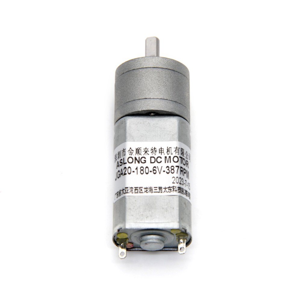 JGA20-180 12V DC Motor with 74RPM Speed 1:107 Reduction Brushed Micro Permanent Magnet for Reduction Applications