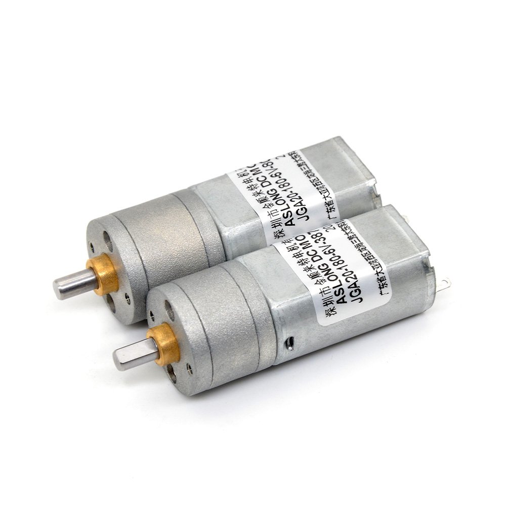 JGA20-180 12V DC Motor with 74RPM Speed 1:107 Reduction Brushed Micro Permanent Magnet for Reduction Applications