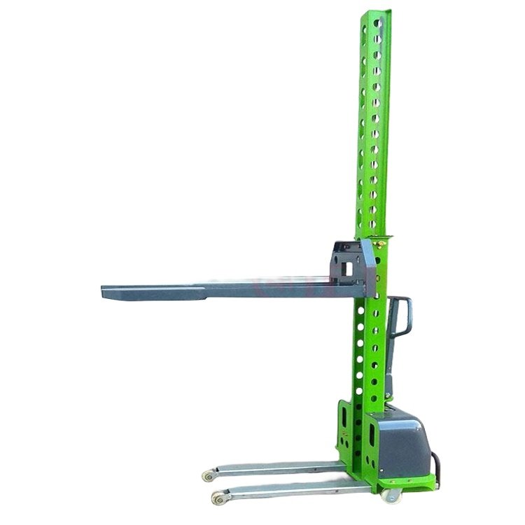 Portable 500kg Semi-Electric Self-Lifting Truck Automatic Forklift for Retail & Farm Industries Easy Loading & Unloading