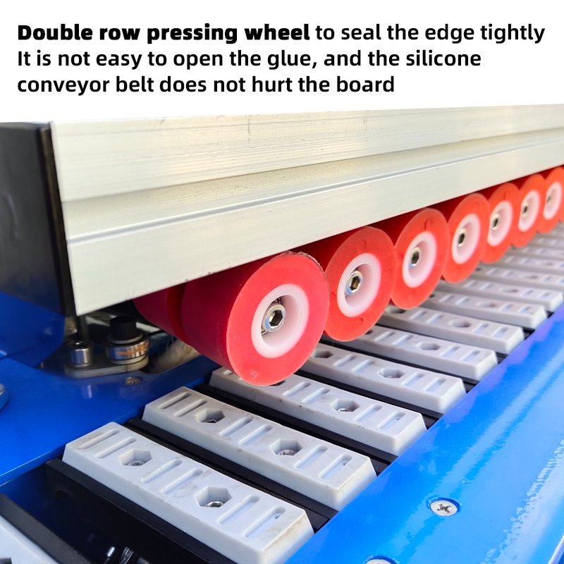 Small Portable Edge Banding Machine PVC Edge Trimmer End Cutting High Speed Full Auto Edge Banding Machine