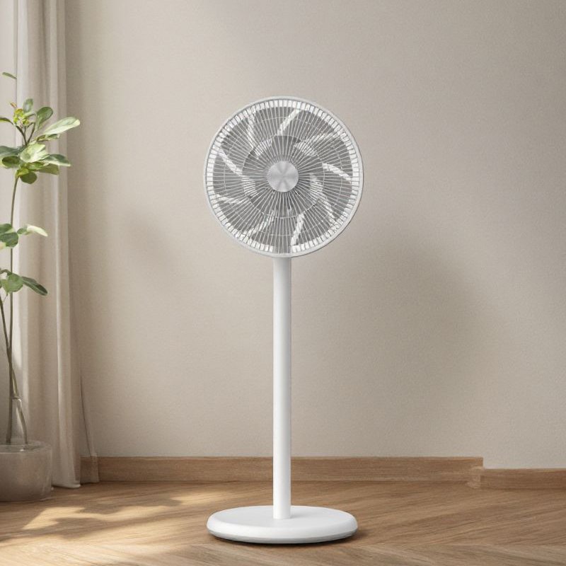 RUNAL 12Inch Silver 12 36 Volt Electronic 20V Charger Power 7 Blade Big Chargeable Cordless Fan With Remote Control With Time