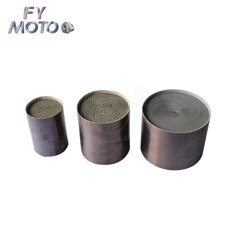 Auto Catalyst Three-core Metal Substrate Catalyst 300cell EURO 3 EURO 4