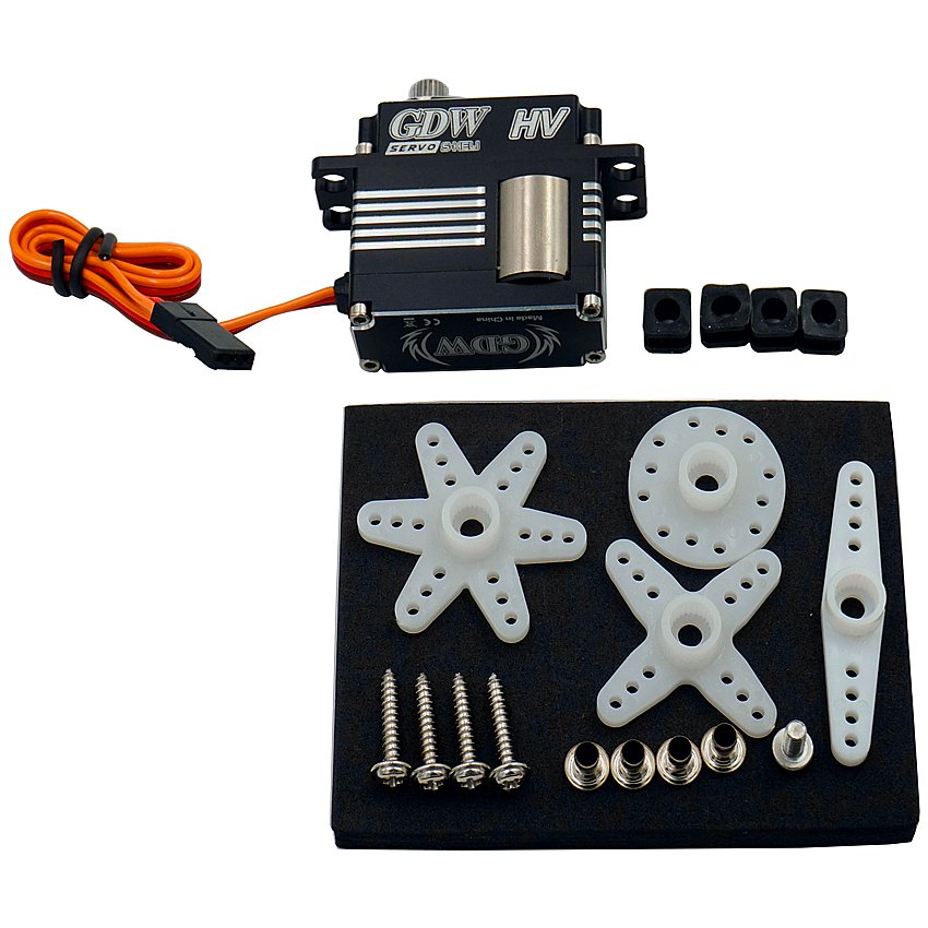 GDW DS590MG 12kg 0.07sec High Speed Digital Metal Gear Servo Motor for RC Model UAV Car Boat Robot Arm Helicopter Airplane Parts