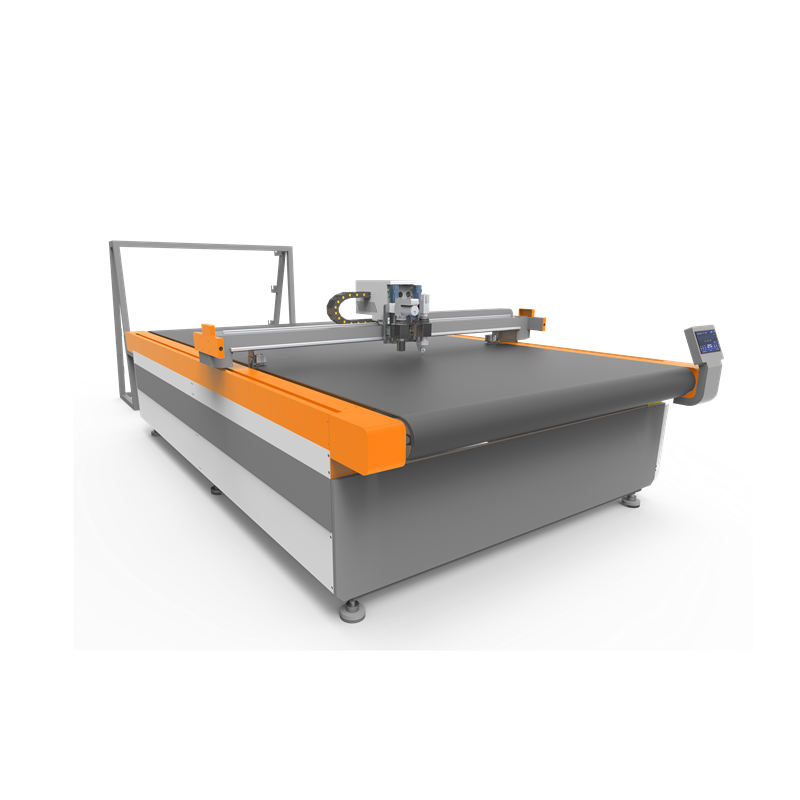 Jinan Round Cutting Machine for Fabrics with Auto Feeding Able Textile Cnc Machine