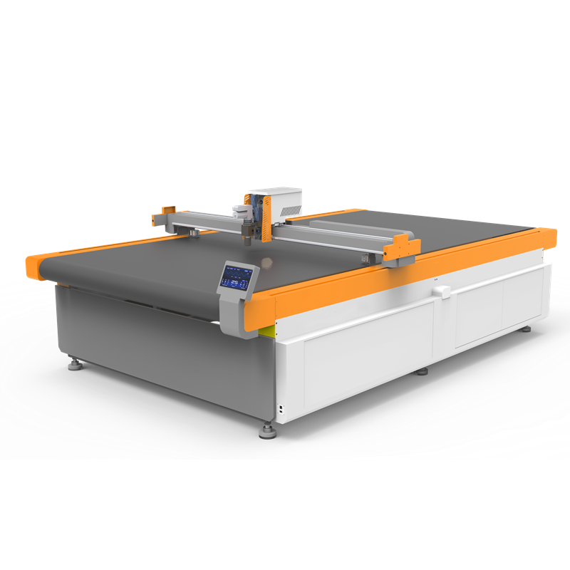 Jinan Round Cutting Machine for Fabrics with Auto Feeding Able Textile Cnc Machine