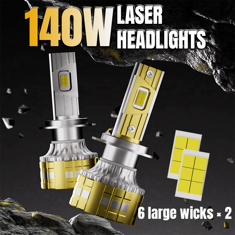 HAIZG High Cost Performance C11 Car LED Headlight 140W 28000LM 6000K H4 H11 9005 9006 Motor Light Auto Lighting Systems