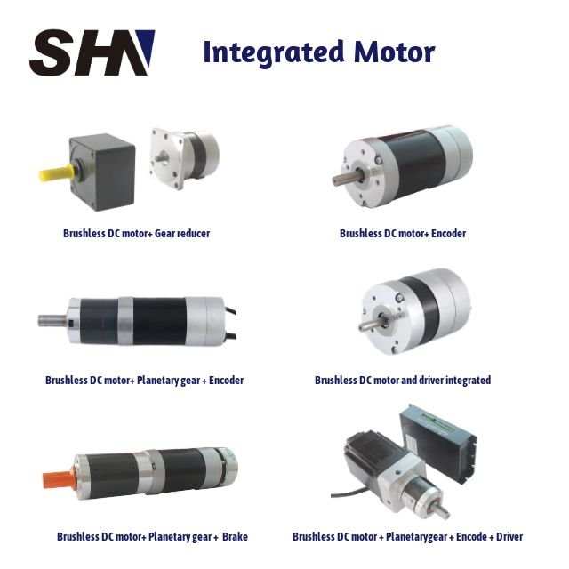 BLDC Brushless DC Motor 57mm Series 24V 48V 235W 4000rpm High Power for Auto Machines