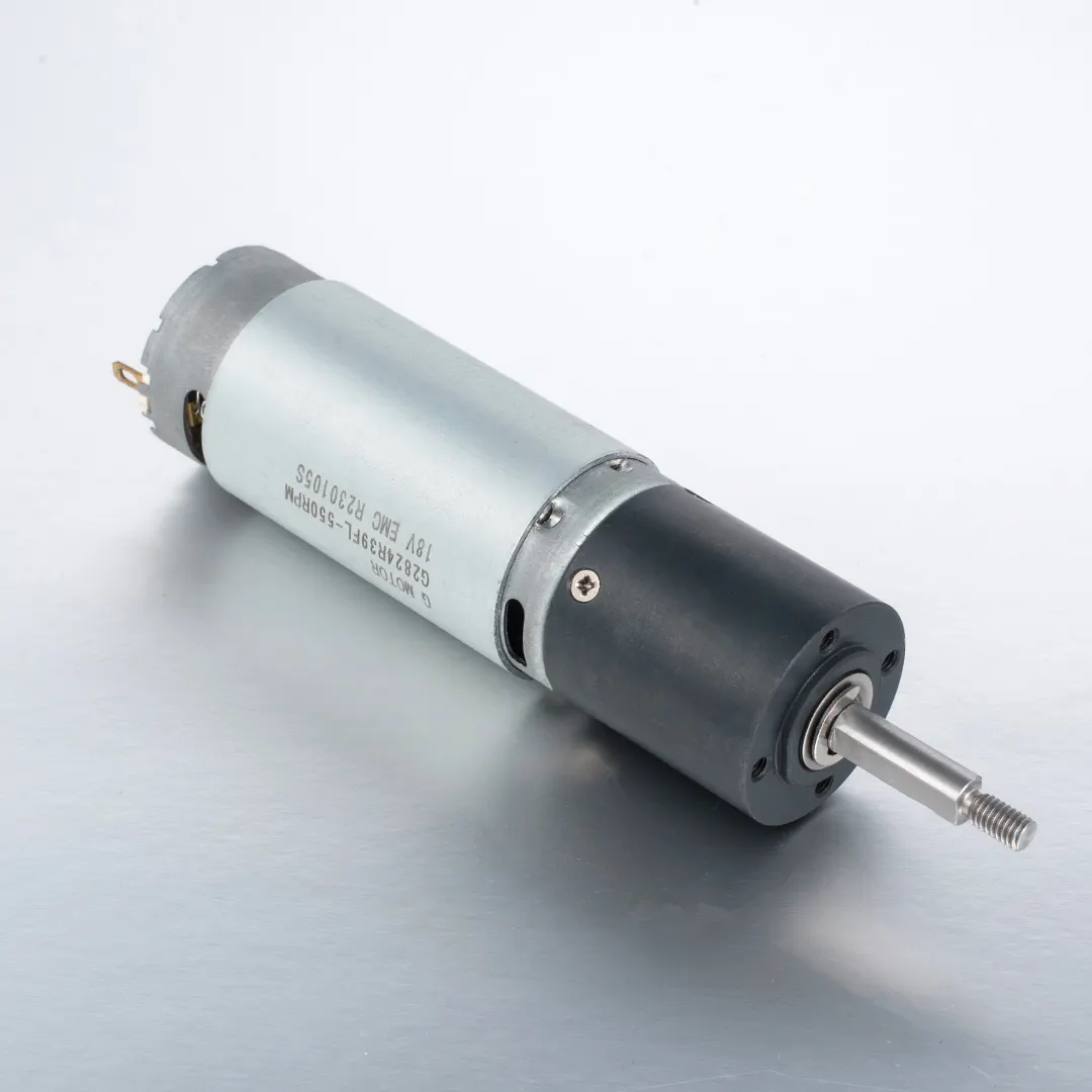 Planetary Gearbox + Permanent Magnet DC Motor 28-365 12/18/24V for Auto Flow Control Valve