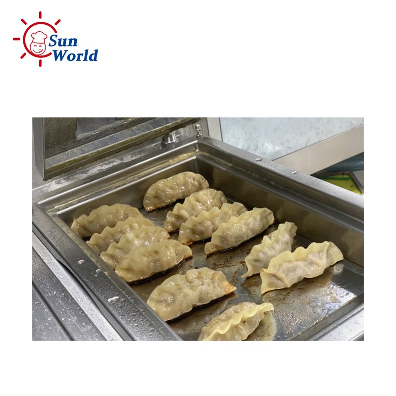 Electric Fried Gyoza Griddle Single Type Cooker Grill Equipment Dumpling Fryer Machine