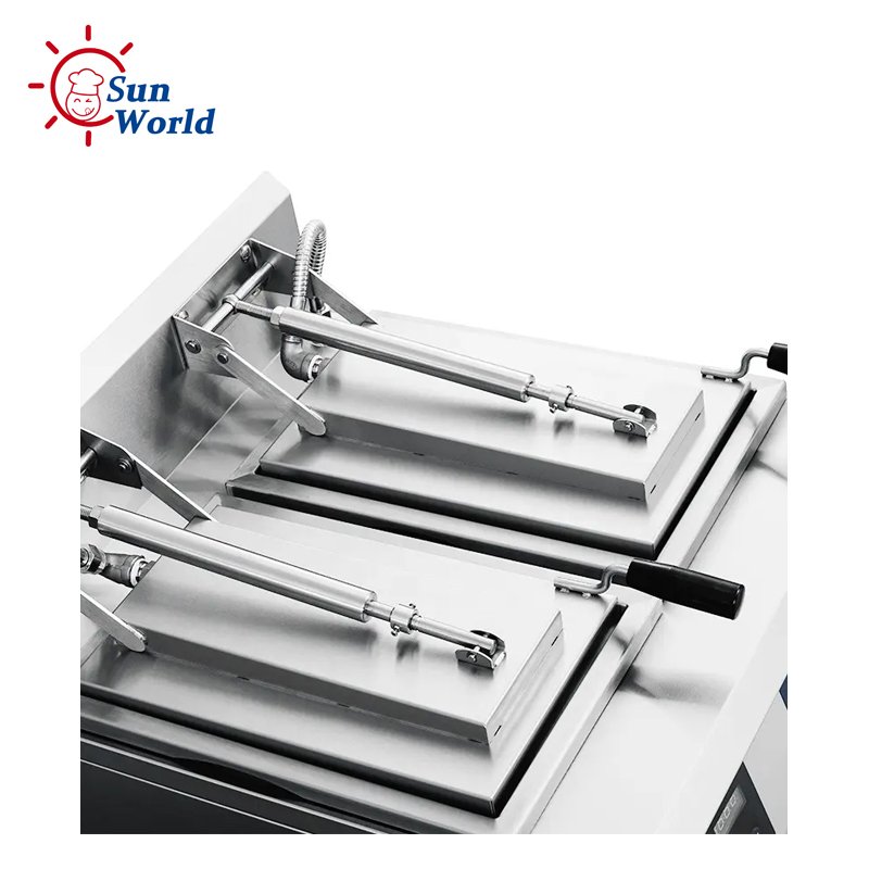 Electric Fried Gyoza Griddle Single Type Cooker Grill Equipment Dumpling Fryer Machine