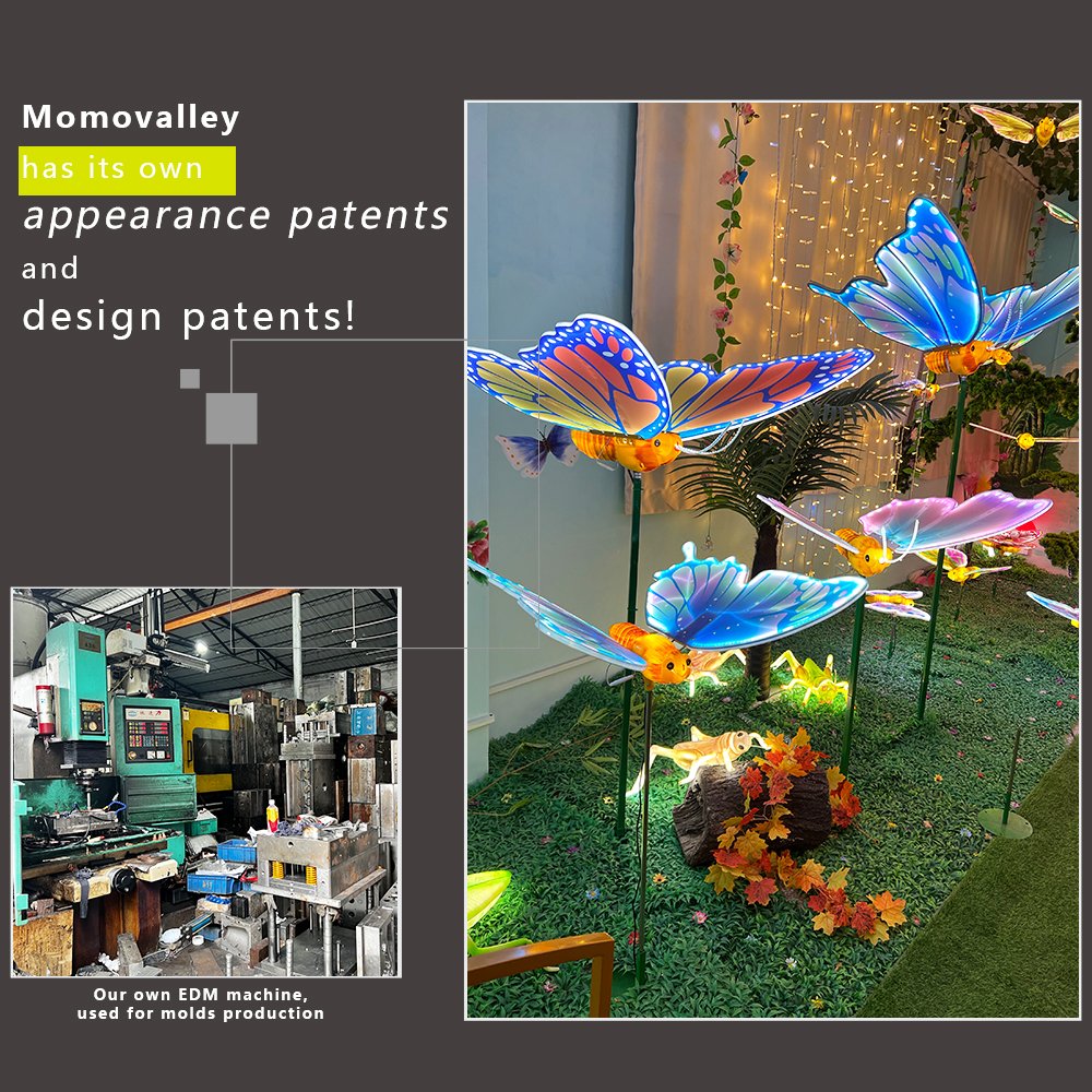 Led Moveable Butterfly Giant Led Light up Led Butterfly for Midsummer Holiday Lighting Halloween Christmas Decoration