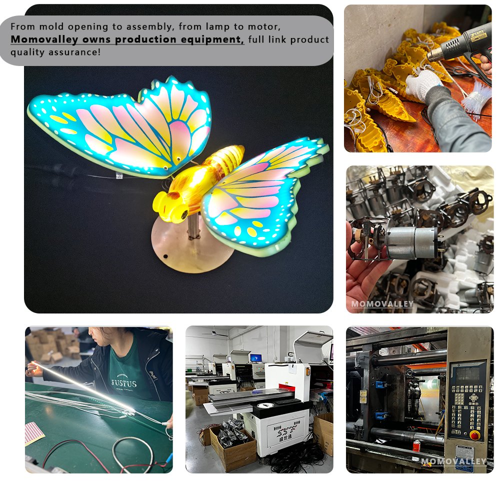 Led Moveable Butterfly Giant Led Light up Led Butterfly for Midsummer Holiday Lighting Halloween Christmas Decoration