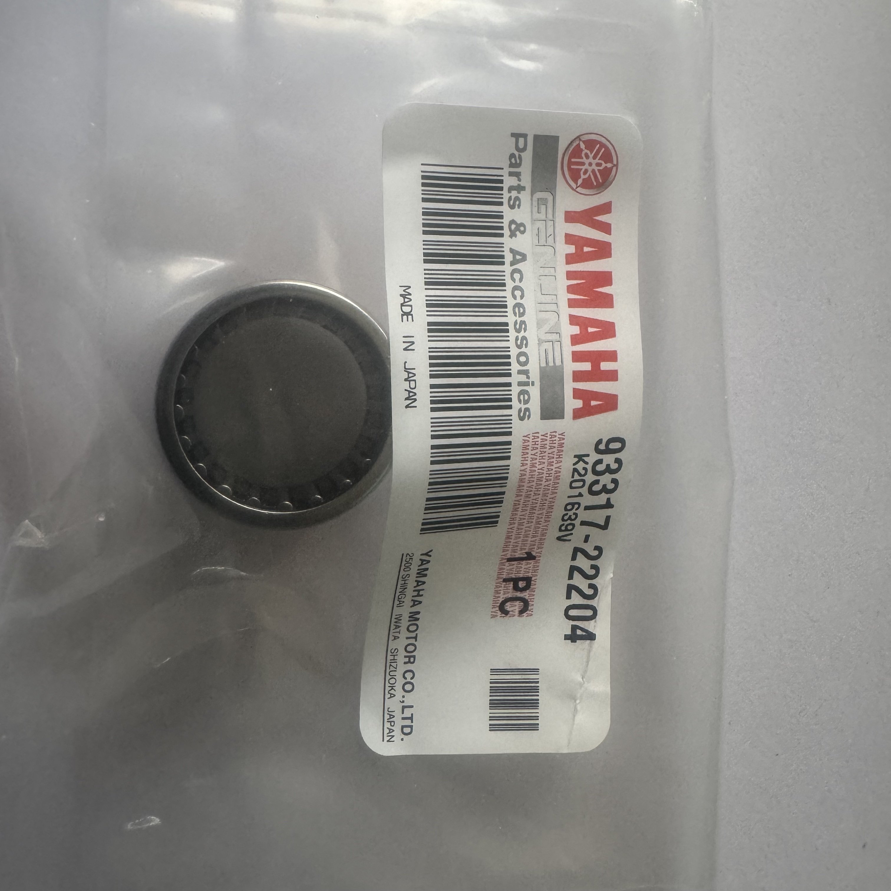 93317-22204 Bearing for yamaha Outboard Motor 2T 25HP 40-70HP or 4T F25-F60 Outboard Motor Bearing 93317-22204 Needle Bearing
