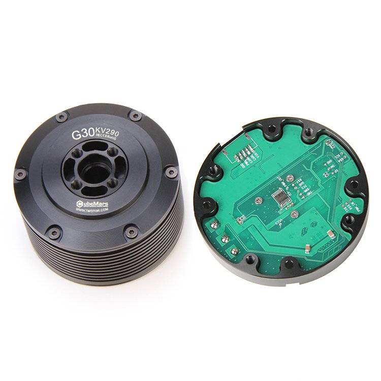 CubeMars G30 Inrunner Gimbal Motor KV290 12V Large Center Hole 20mm Low Cogging & 0.08Nm Torque for Drone/Auto Driving Systems