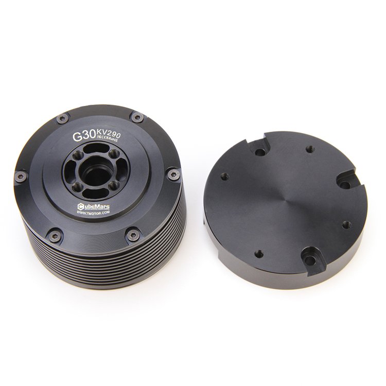 CubeMars G30 Inrunner Gimbal Motor KV290 12V Large Center Hole 20mm Low Cogging & 0.08Nm Torque for Drone/Auto Driving Systems