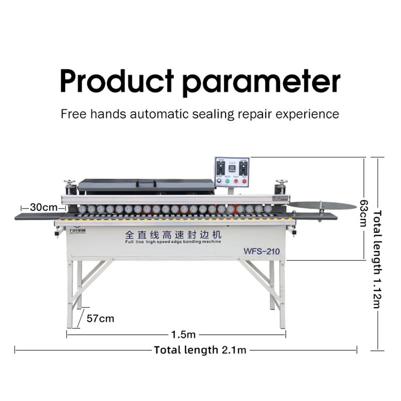 Fsboling Full Automatic Edge Bander Furniture Machinery Woodworking Edge Banding Machine Motor Provided Top Edge Gluing Machine