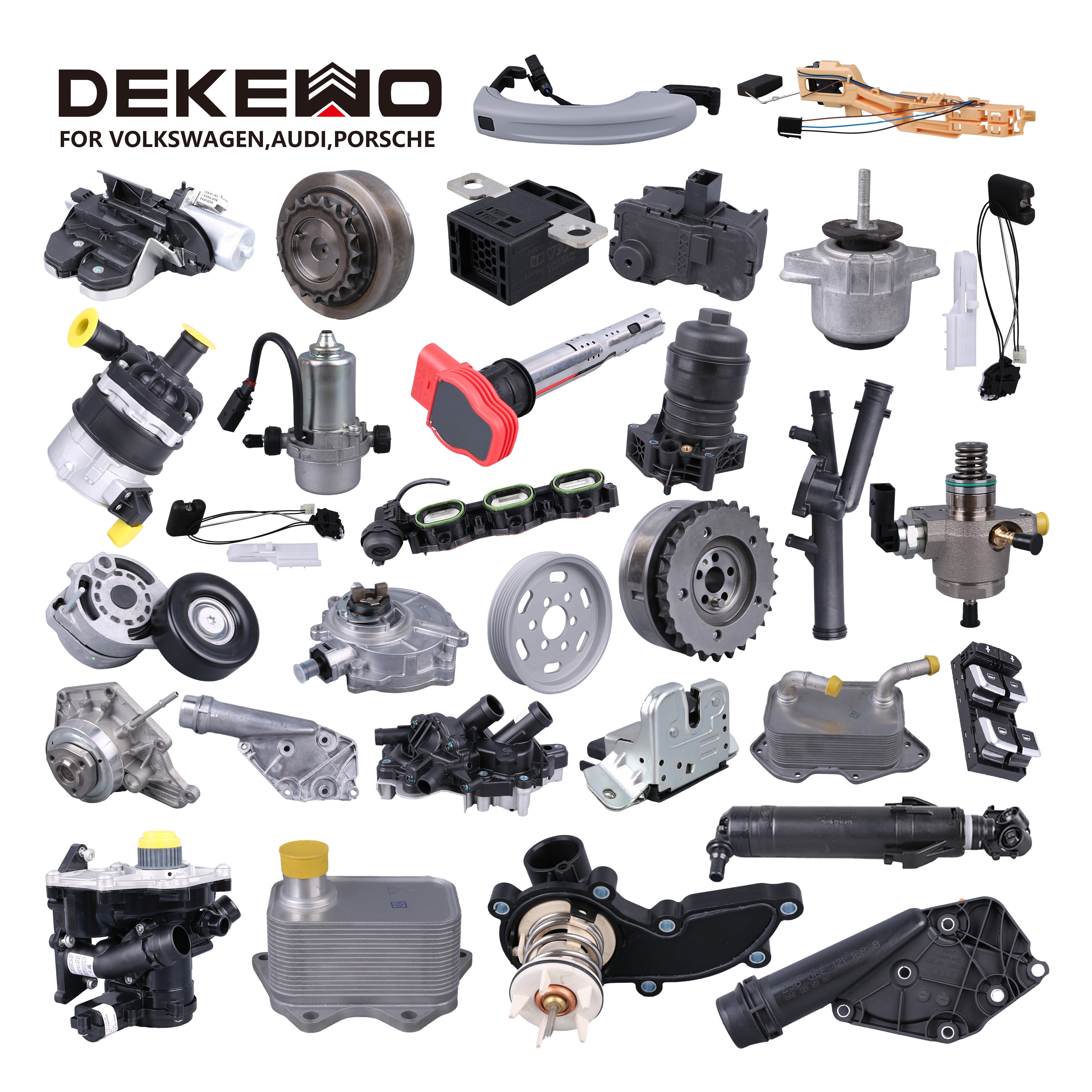 DEKEWO Auto Spare Car Parts Fuel Door Actuator for VW Touareg Golf Polo Taigo OE 7P0810773F 7P0810773