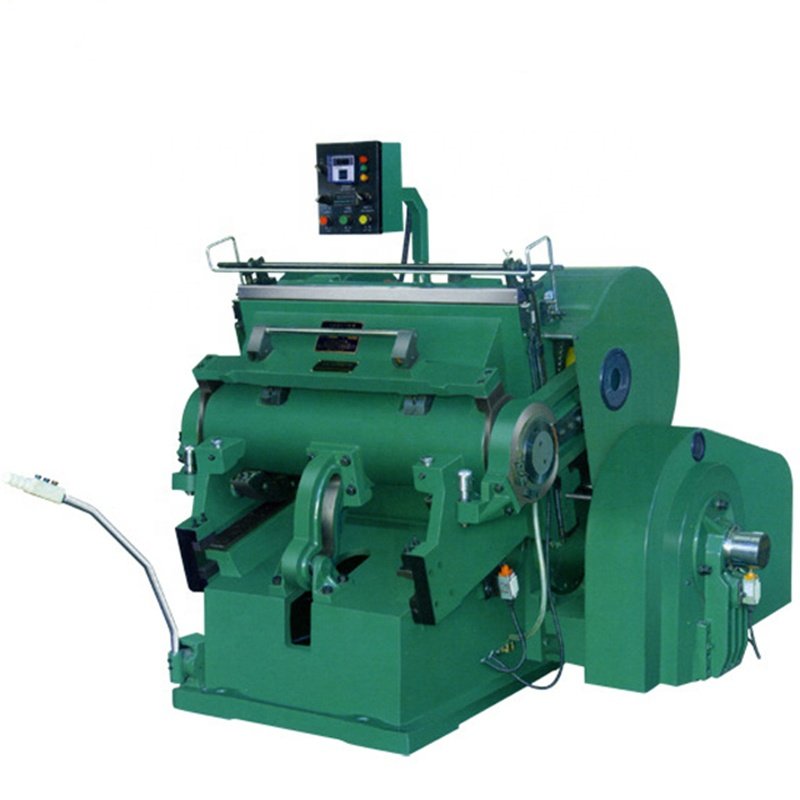 Semi Automatic Manual Paper Board Die Cutter Machine Flatbed Die Cutting Machine Creasing Sweet Box Making Machine