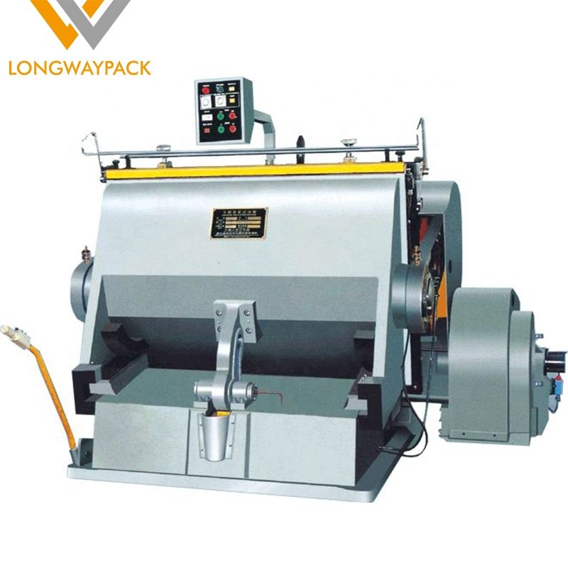 Semi Automatic Manual Paper Board Die Cutter Machine Flatbed Die Cutting Machine Creasing Sweet Box Making Machine