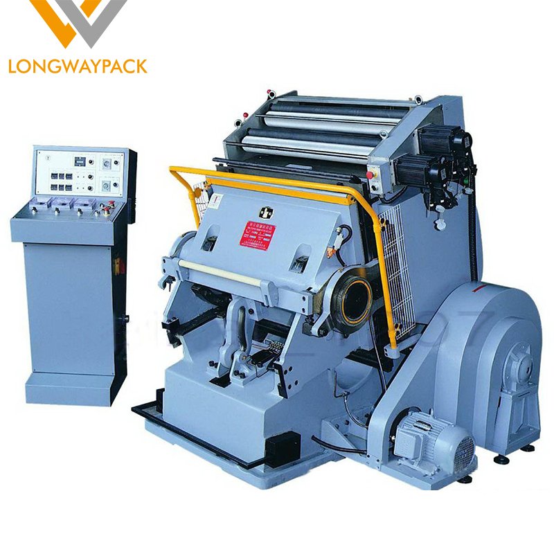 Semi Automatic Manual Paper Board Die Cutter Machine Flatbed Die Cutting Machine Creasing Sweet Box Making Machine