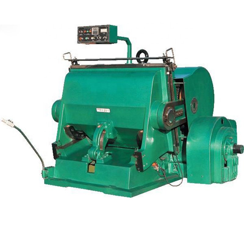 Semi Automatic Manual Paper Board Die Cutter Machine Flatbed Die Cutting Machine Creasing Sweet Box Making Machine