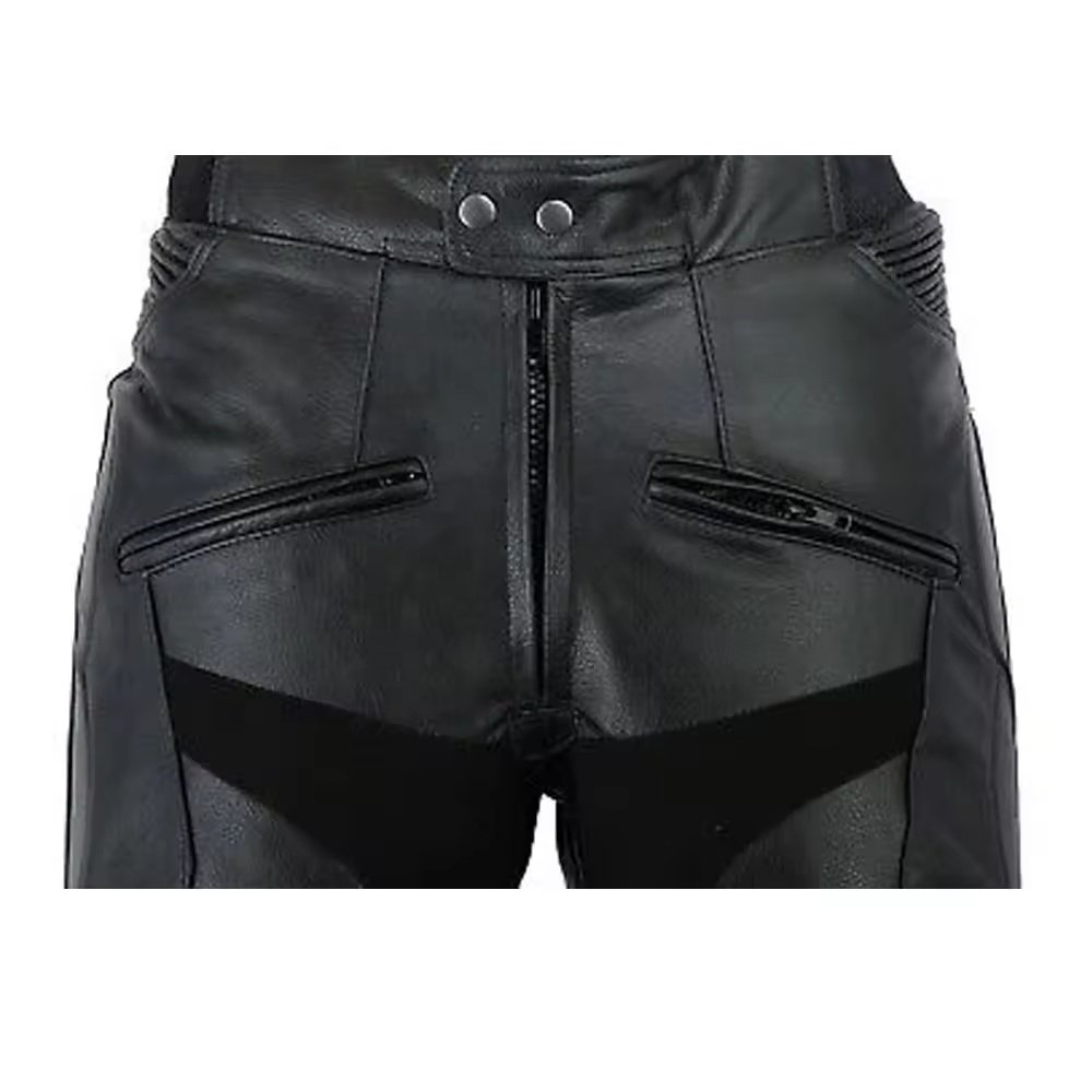 Motor Bike Pants New Professional Racing Leather Pants_ Motorcycle Protection Windproof Knee Apparel Quick Dry Motocross Pants