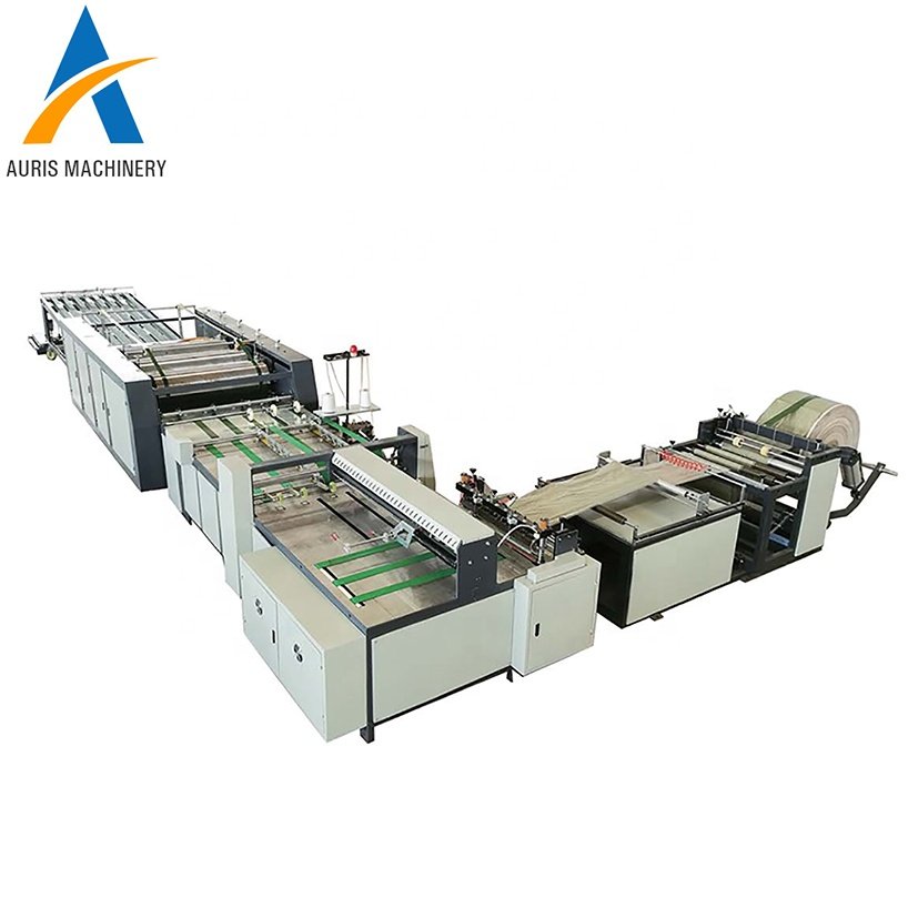 3 Colors Fully Automatic pp Woven Poly Sack Carry Bags Manufacturing Cutter Printer Making Production Line Bags Making Machine
