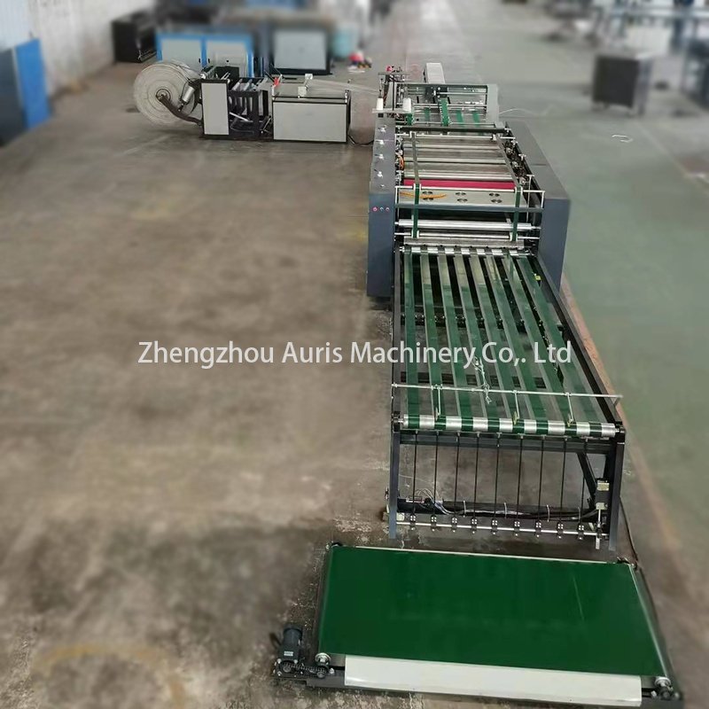3 Colors Fully Automatic pp Woven Poly Sack Carry Bags Manufacturing Cutter Printer Making Production Line Bags Making Machine