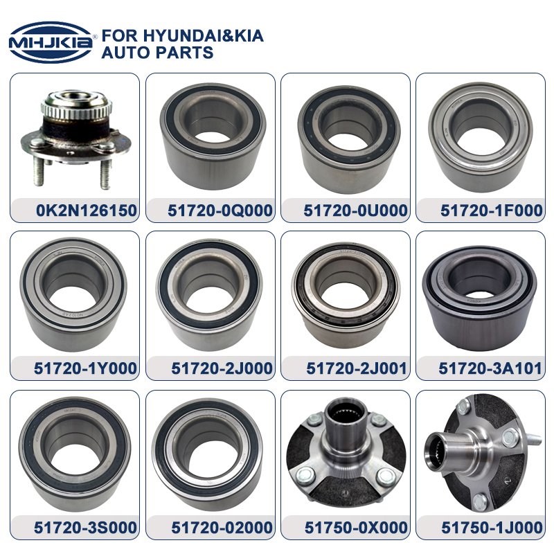 MHJKIA Car Axle Wheel Bearing Hub Auto Engine Wheel Hub Bearing for Hyundai ACCENT SONATA TUCSON Kia CARENS OPTIMA RIO