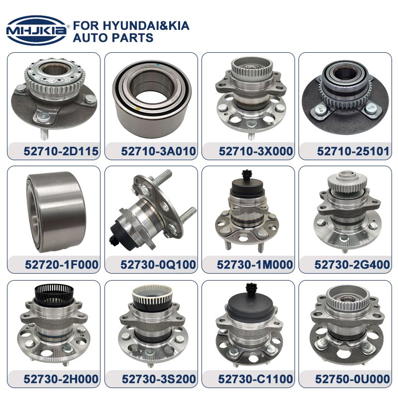 MHJKIA Car Axle Wheel Bearing Hub Auto Engine Wheel Hub Bearing for Hyundai ACCENT SONATA TUCSON Kia CARENS OPTIMA RIO
