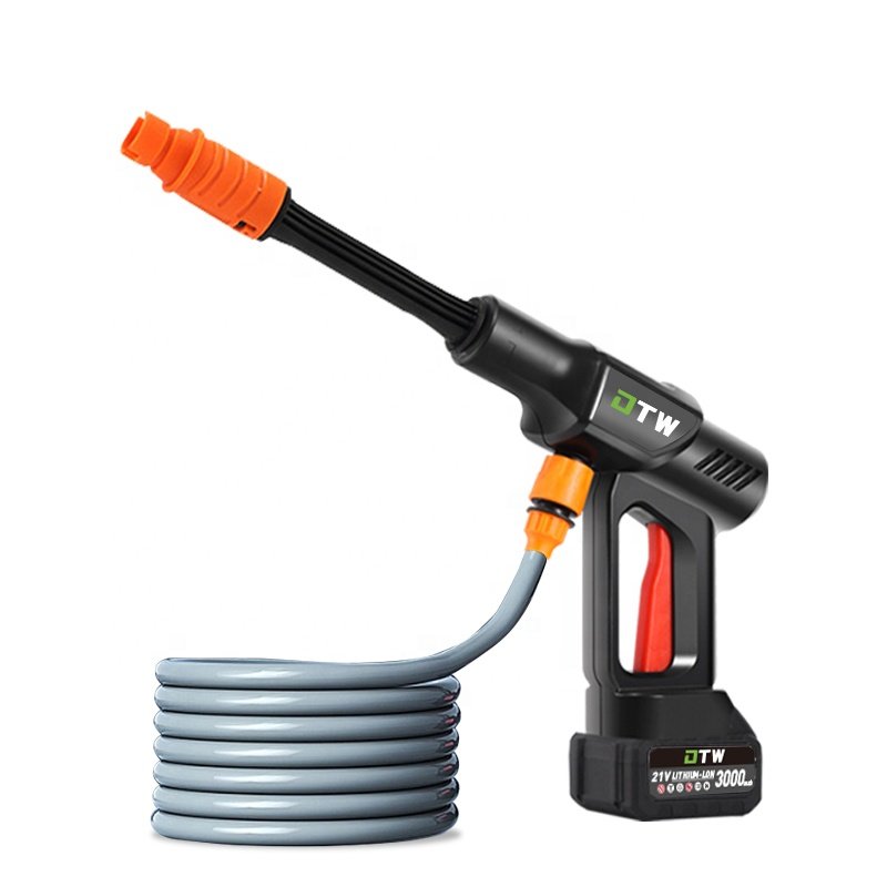 DTWA5-0010 High Pressure Portable Foam Steam Cleaner Wash Spray Gun Cordless Electric Cleaning Lithium Battery Car Wash Machine